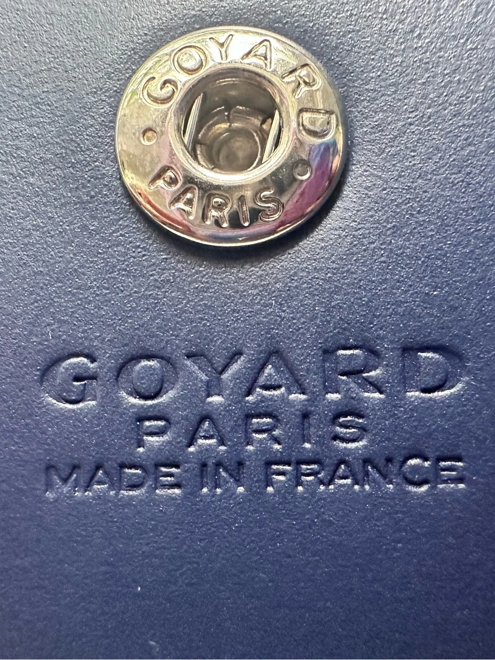 💙Authentic Goyard Saint Louis Pm Navy tote comes with the pouch